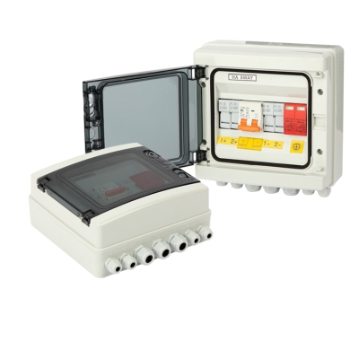 1 In 1 Out 32A PV Combiner Box 2 String Waterproof IP65 1000VDC