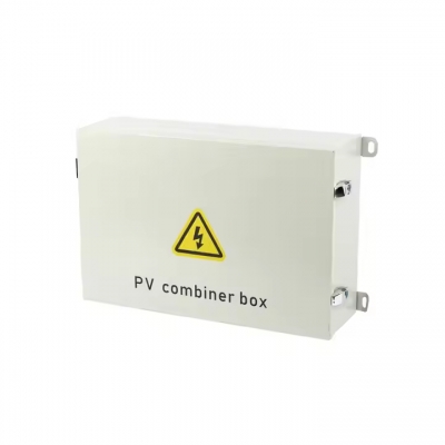 Solar Combiner Box 6 Strings 63A 1000VDC Waterproof Pv Array Combiner Boxes 6 in 1 Out for Solar Panel